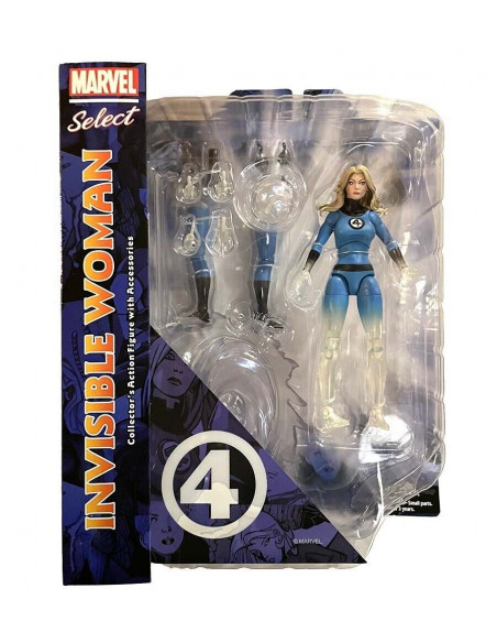 Marvel Select Fantastic 4 Invisible Woman Susan Sue Storm ACTION FIGURE Diamond