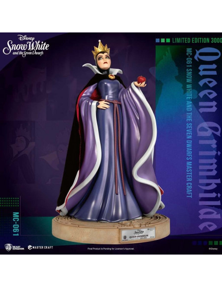 DISNEY 100th BiancaNeve Snow White STREGA Queen Grimhilde Statue Beast Kingdom