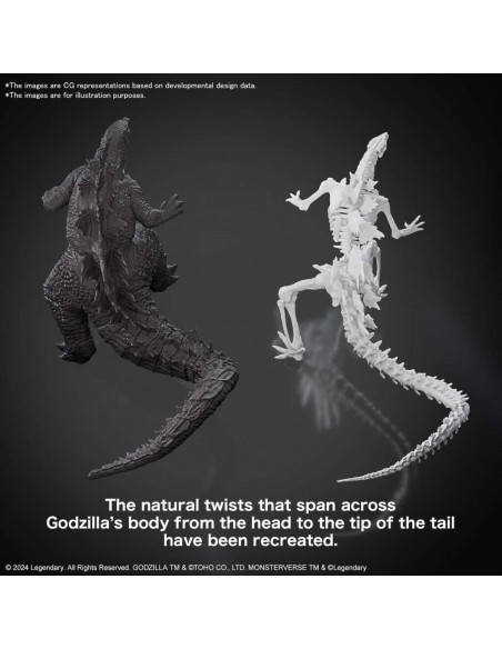 Godzilla X Kong The New Empire Monsterarts Figure MODEL KIT Montare Bandai Namco