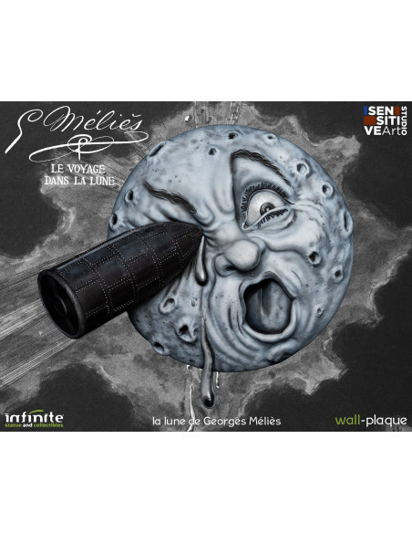La Lune De Georges Melies Wall Plaque Infinite Statue Sensitive Art Sideshow