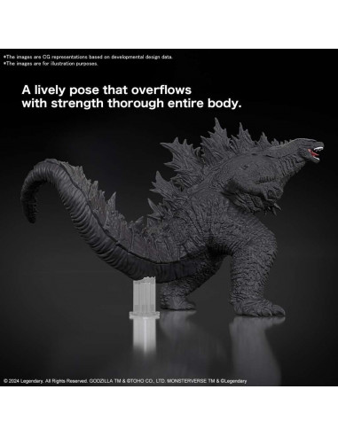 Godzilla X Kong The New Empire Monsterarts Figure MODEL KIT Montare Bandai Namco