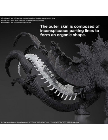 Godzilla X Kong The New Empire Monsterarts Figure MODEL KIT Montare Bandai Namco