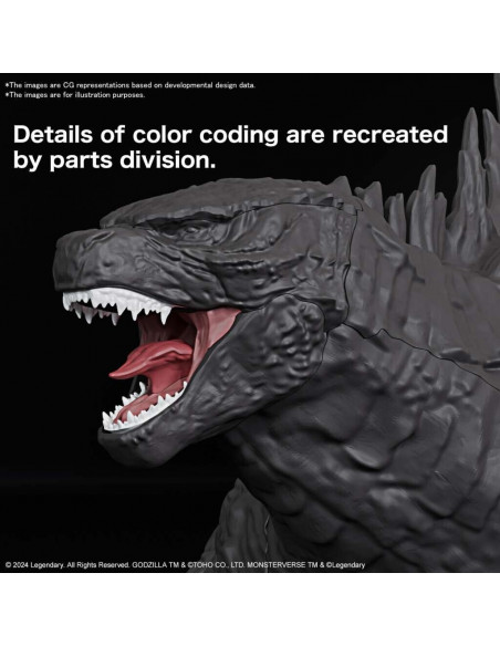 Godzilla X Kong The New Empire Monsterarts Figure MODEL KIT Montare Bandai Namco