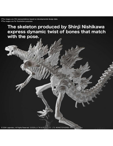 Godzilla X Kong The New Empire Monsterarts Figure MODEL KIT Montare Bandai Namco