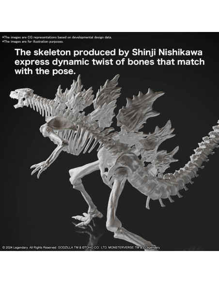 Godzilla X Kong The New Empire Monsterarts Figure MODEL KIT Montare Bandai Namco