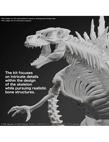 Godzilla X Kong The New Empire Monsterarts Figure MODEL KIT Montare Bandai Namco