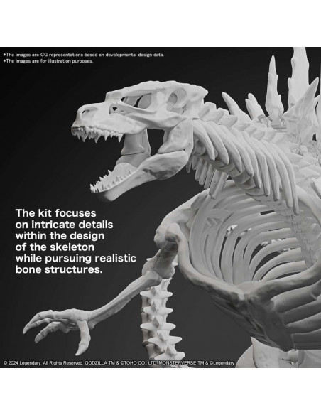Godzilla X Kong The New Empire Monsterarts Figure MODEL KIT Montare Bandai Namco