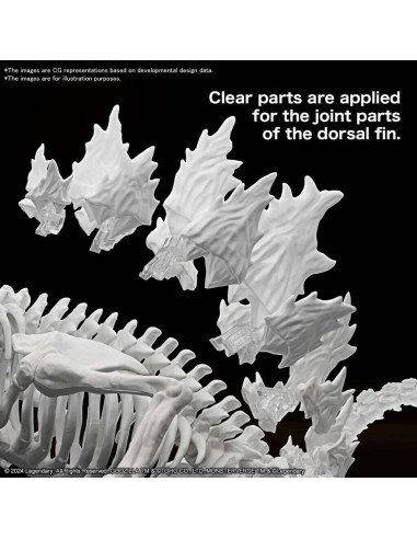 Godzilla X Kong The New Empire Monsterarts Figure MODEL KIT Montare Bandai Namco