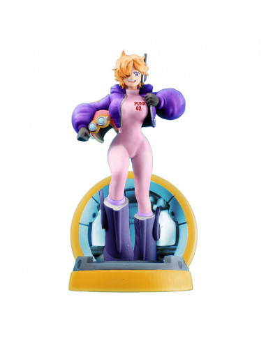 One Piece Petitrama PVC Mini Statue Logbox Re Birth Egghead Set 9 cm