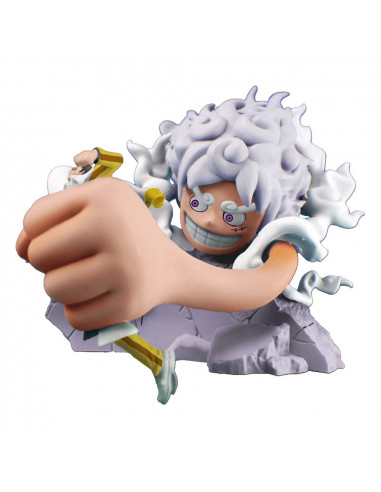 One Piece Petitrama PVC Mini Statue Logbox Re Birth Egghead Set 9 cm
