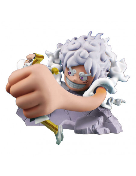 One Piece Petitrama PVC Mini Statue Logbox Re Birth Egghead Set 9 cm