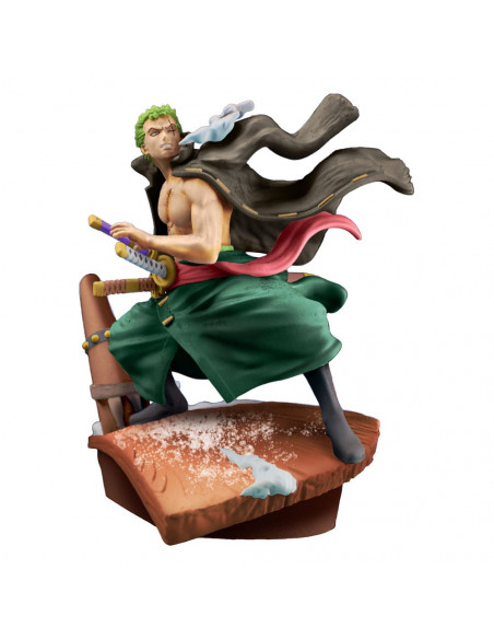 One Piece Petitrama PVC Mini Statue Logbox Re Birth Egghead Set 9 cm