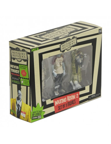 Beetlejuice Beetlejuice Figure 3-Pack Waiting Room 2 10 cm