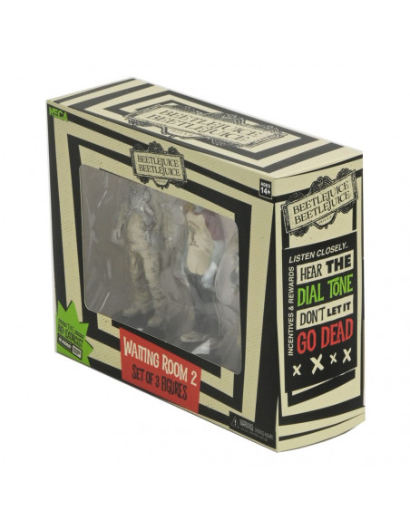 Beetlejuice Beetlejuice Figure 3-Pack Waiting Room 2 10 cm