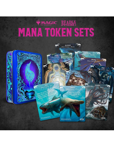 Magic the Gathering Dice and Token Pack Blue Mana