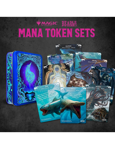 Magic the Gathering Dice and Token Pack Blue Mana