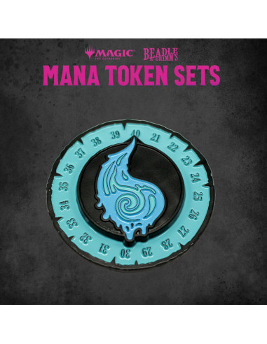 Magic the Gathering Dice and Token Pack Blue Mana