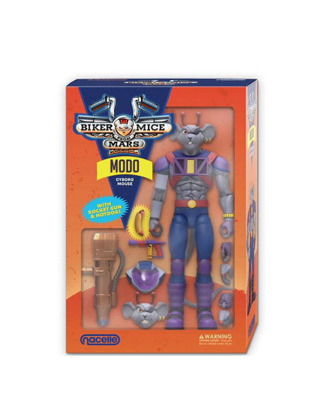 Biker Mice From Mars Complete Set 3 Action Figures MODO VINNIE THROTTLE Nacelle