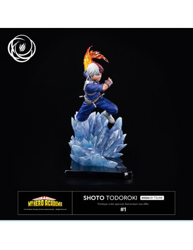My Hero Academia Shoto Todoroki Tsume Ikigai Statue in Brown Box Available Now