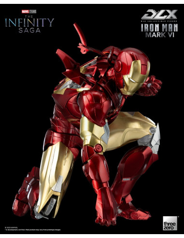MARVEL Infinity Saga Iron Man Mark VI DLX Action Figure 1/12 ThreeZero Sideshow