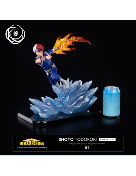 My Hero Academia Shoto Todoroki Tsume Ikigai Statue in Brown Box Available Now