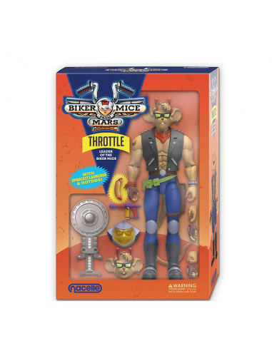 Biker Mice From Mars Complete Set 3 Action Figures MODO VINNIE THROTTLE Nacelle