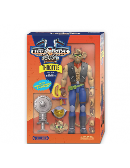 Biker Mice From Mars Complete Set 3 Action Figures MODO VINNIE THROTTLE Nacelle