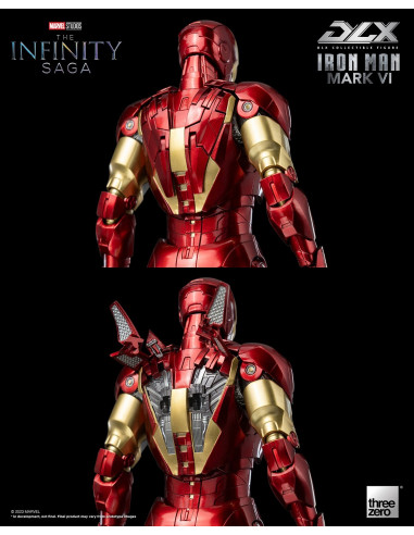 MARVEL Infinity Saga Iron Man Mark VI DLX Action Figure 1/12 ThreeZero Sideshow