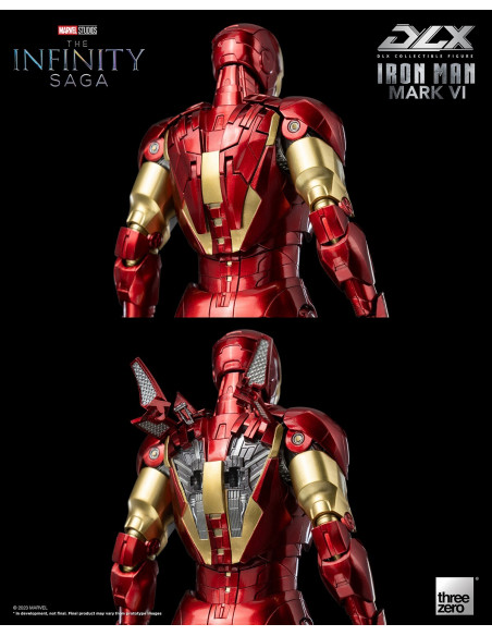 MARVEL Infinity Saga Iron Man Mark VI DLX Action Figure 1/12 ThreeZero Sideshow