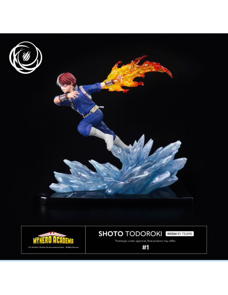 My Hero Academia Shoto Todoroki Tsume Ikigai Statue in Brown Box Available Now