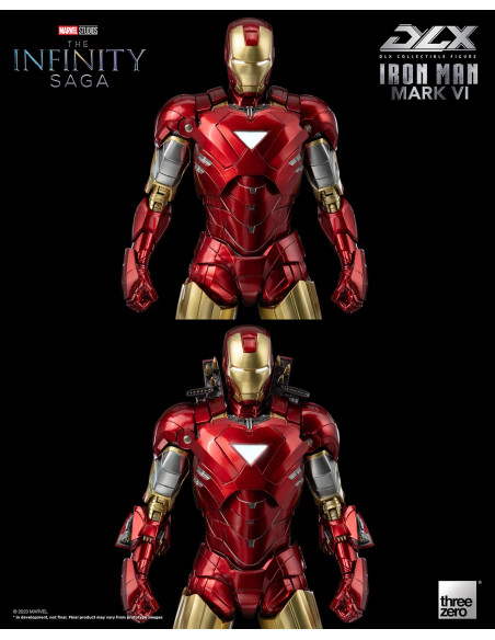 MARVEL Infinity Saga Iron Man Mark VI DLX Action Figure 1/12 ThreeZero Sideshow