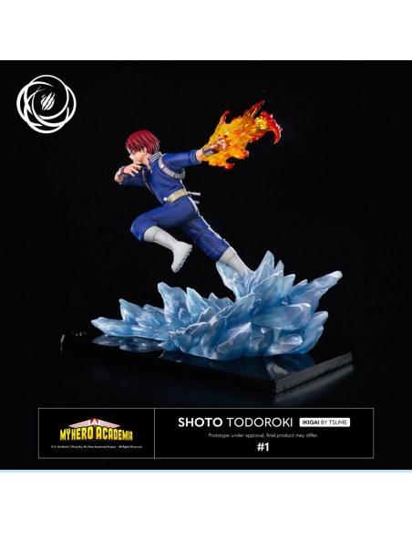 My Hero Academia Shoto Todoroki Tsume Ikigai Statue in Brown Box Available Now