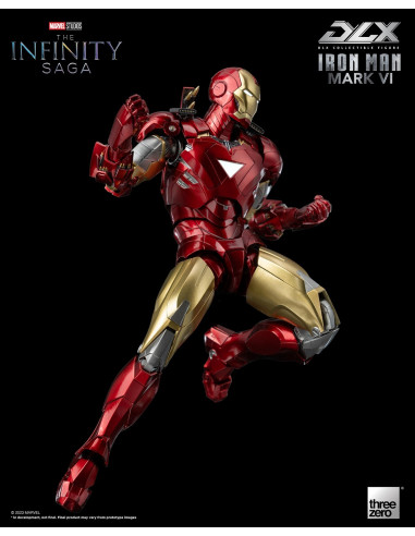 MARVEL Infinity Saga Iron Man Mark VI DLX Action Figure 1/12 ThreeZero Sideshow
