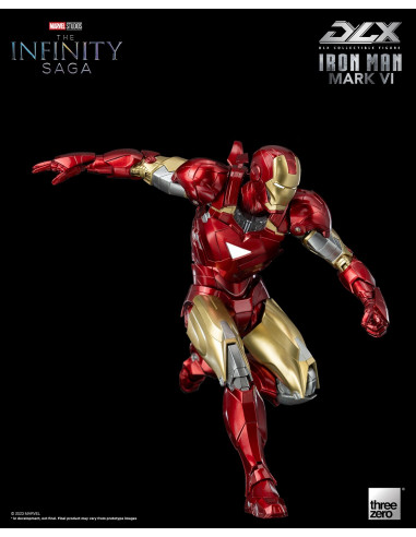 MARVEL Infinity Saga Iron Man Mark VI DLX Action Figure 1/12 ThreeZero Sideshow