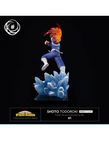 My Hero Academia Shoto Todoroki Tsume Ikigai Statue in Brown Box Available Now