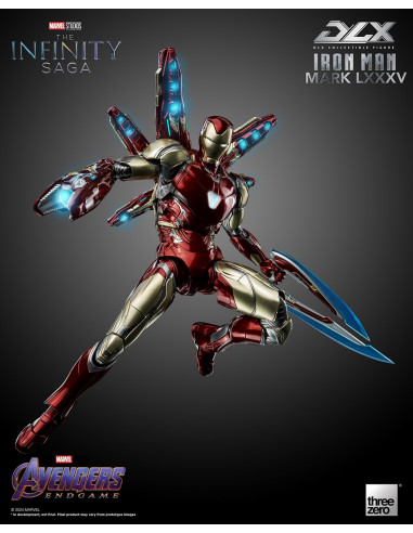 MARVEL Infinity Saga Iron Man Mark 85 1/12 DLX Action Figure ThreeZero Sideshow