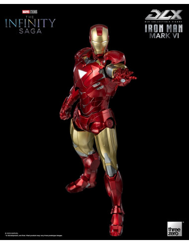 MARVEL Infinity Saga Iron Man Mark VI DLX Action Figure 1/12 ThreeZero Sideshow
