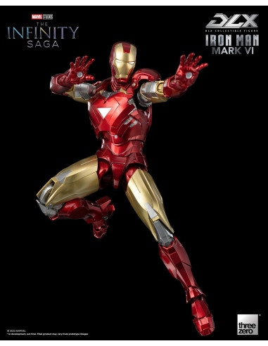 MARVEL Infinity Saga Iron Man Mark VI DLX Action Figure 1/12 ThreeZero Sideshow