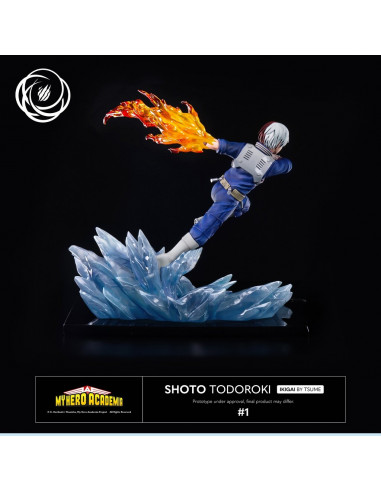 My Hero Academia Shoto Todoroki Tsume Ikigai Statue in Brown Box Available Now