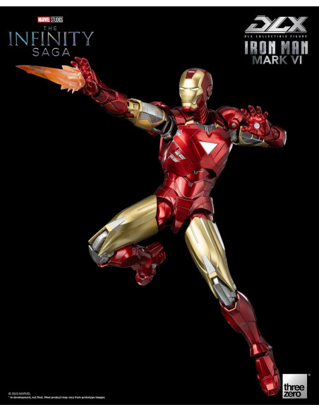 MARVEL Infinity Saga Iron Man Mark VI DLX Action Figure 1/12 ThreeZero Sideshow