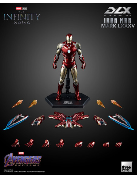 MARVEL Infinity Saga Iron Man Mark 85 1/12 DLX Action Figure ThreeZero Sideshow