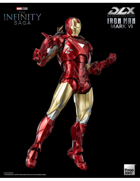 MARVEL Infinity Saga Iron Man Mark VI DLX Action Figure 1/12 ThreeZero Sideshow