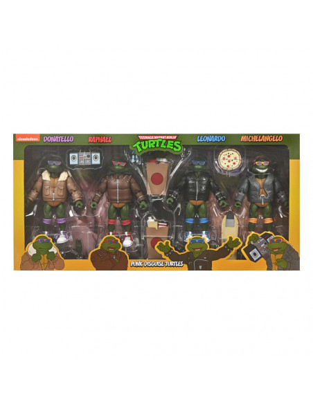 Teenage Mutant Ninja Turtles (Cartoon) Action Figures 4-Pack Punk Turtles 18 cm