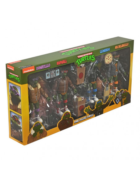 Teenage Mutant Ninja Turtles (Cartoon) Action Figures 4-Pack Punk Turtles 18 cm