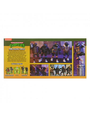 Teenage Mutant Ninja Turtles (Cartoon) Action Figures 4-Pack Punk Turtles 18 cm