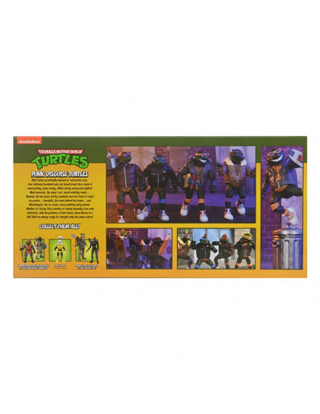 Teenage Mutant Ninja Turtles (Cartoon) Action Figures 4-Pack Punk Turtles 18 cm