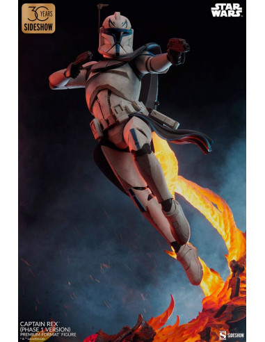 Star Wars Premium Format Figure Captain Rex (Phase 1 Version) Sideshow Exclusive 68 cm