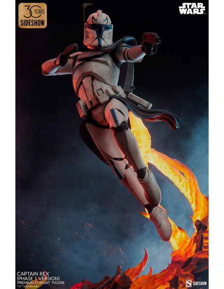Star Wars Premium Format Figure Captain Rex (Phase 1 Version) Sideshow Exclusive 68 cm
