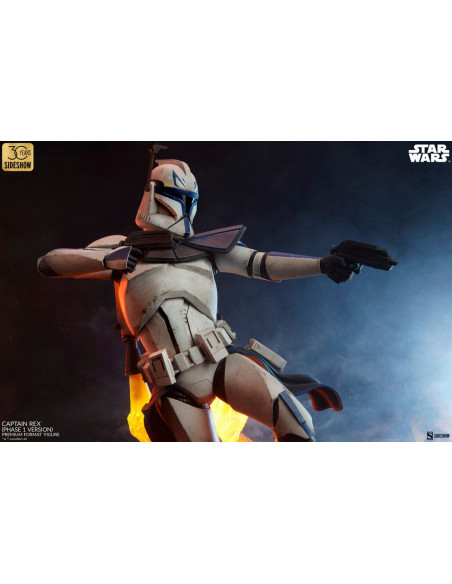 Star Wars Premium Format Figure Captain Rex (Phase 1 Version) Sideshow Exclusive 68 cm