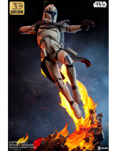 Star Wars Premium Format Figure Captain Rex (Phase 1 Version) Sideshow Exclusive 68 cm